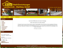 Tablet Screenshot of braun-stalleinrichtungen.de